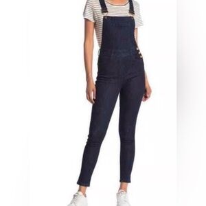 Second Skin Overalls Women's Navy Denim Overalls
